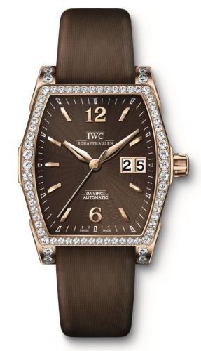 IWC - IW4523-21  Da Vinci Automatic Midsize Rose Gold / Diamond / Chocolate