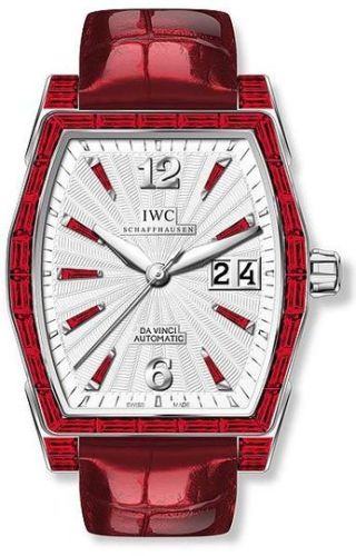 IWC - IW4523-33  Da Vinci Automatic Midsize White Gold / Ruby / Silver