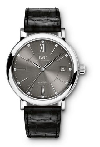 IWC - IW4581-02  Portofino Automatic 37 Stainless Steel / Ardoise