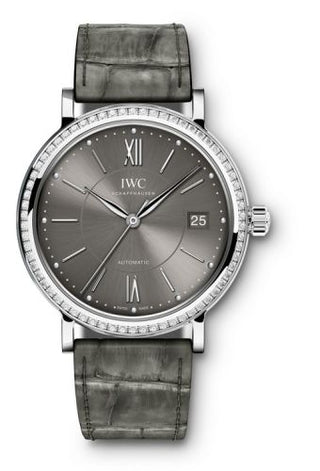 IWC - IW4581-04  Portofino Automatic 37 Stainless Steel / Diamond / Ardoise