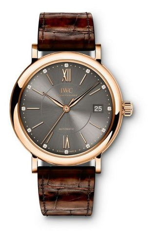 IWC - IW4581-06  Portofino Automatic 37 Red Gold / Ardoise