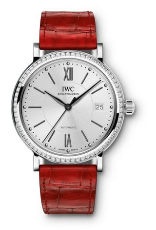 IWC - IW4581-09  Portofino Automatic 37 Stainless Steel / Diamond / Silver