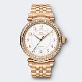 IWC - IW4583-10  Da Vinci 36 Automatic Red Gold / Diamond / Silver / Bracelet