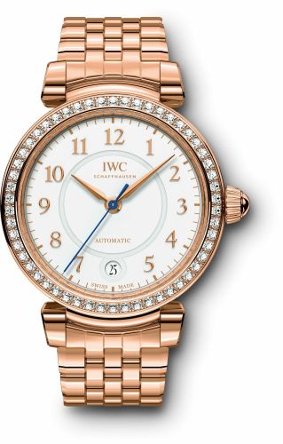 IWC - IW4583-10  Da Vinci 36 Automatic Red Gold / Diamond / Silver / Bracelet