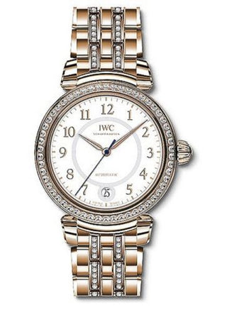 IWC - IW4583-15  Da Vinci 36 Automatic Red Gold / Diamond / Silver / Bracelet