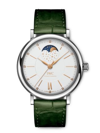 IWC - IW4590-13  Portofino Automatic Moon Phase 37 Stainless Steel / Silver