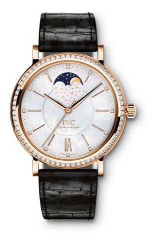 IWC - IW4590-02  Portofino Automatic Moon Phase 37 Red Gold / Diamond / MOP