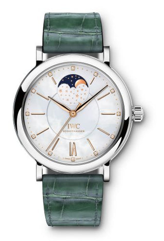 IWC - IW4590-07  Portofino Automatic Moon Phase 37 Stainless Steel / MOP