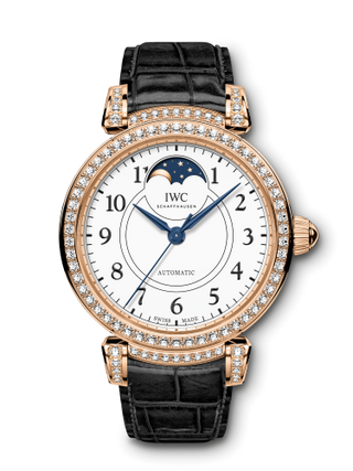 IWC - IW4593-04  Da Vinci 36 Moonphase "150 Years" Red Gold / Diamond / White