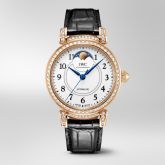 IWC - IW4593-04  Da Vinci 36 Moonphase "150 Years" Red Gold / Diamond / White