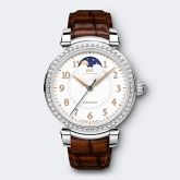 IWC - IW4593-07  Da Vinci 36 Moonphase Stainless Steel / Diamond / Silver