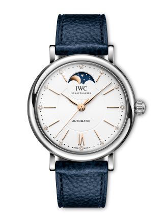 IWC - IW4596-01  Portofino Automatic Moon Phase 37 Stainless Steel / Silver