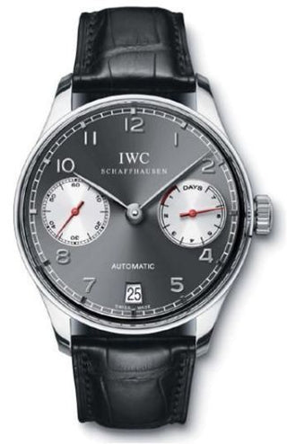 IWC - IW5001-17  Portuguese Automatic White Gold / Tourneau