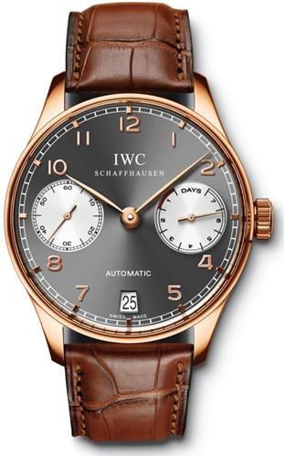 IWC - IW5001-18  Portuguese Automatic Red Gold / Tourneau