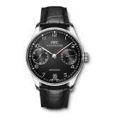 IWC - IW5001-09  Portuguese Automatic Stainless Steel / Black