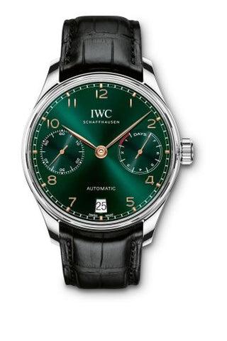 IWC - IW5007-08  Portugieser Automatic 5007 Stainless Steel / Green / Kuwait