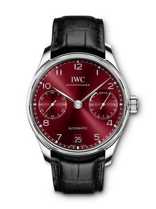 IWC - IW5007-14  Portugieser Automatic 5007 Stainless Steel / Burgundy