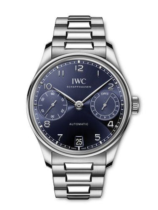 IWC - IW5017-04  Portugieser Automatic 42 Stainless Steel / Blue / Bracelet