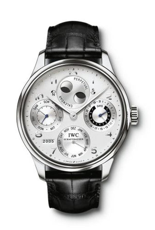 IWC - IW5021-09  Portuguese Perpetual Calendar 5021 Platinum / Silver