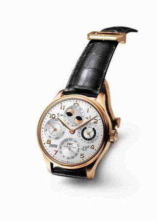 IWC - IW5021-20  Portugieser Perpetual Calendar 5021 Luis Figo Rose Gold / Black