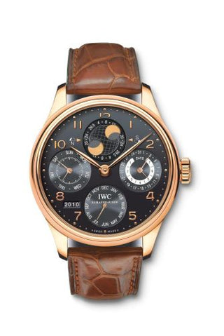 IWC - IW5021-22  Portuguese Perpetual Calendar 5021 Red Gold / Black