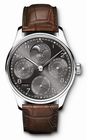 IWC - IW5022-18  Portuguese Perpetual Calendar 5022 White Gold / Ardoise