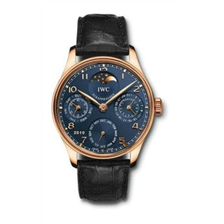 IWC - IW5022-20  Portuguese Perpetual Calendar 5022 Rose Gold / Blue