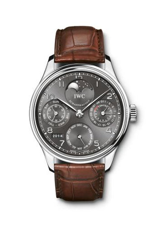 IWC - IW5023-07  Portugieser Perpetual Calendar 5023 White Gold / Ardoise