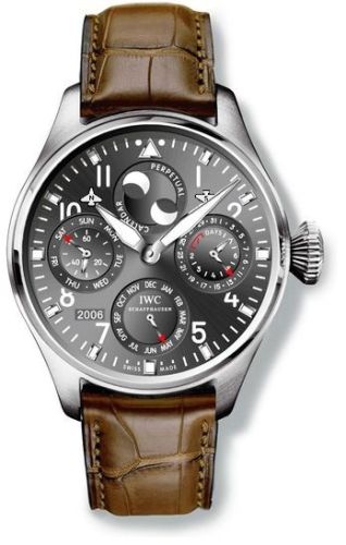 IWC - IW5026-03  Big Pilot Perpetual Calendar White Gold / Ardoise