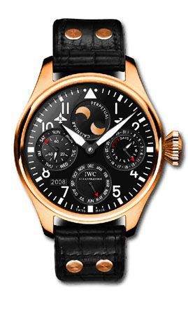 IWC - IW5026-09  Big Pilot Perpetual Calendar Red Gold / Black / Swiss Fine Time