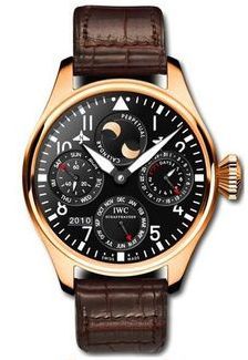 IWC - IW5026-13  Big Pilot Perpetual Calendar Red Gold / Black / Buenos Aires Boutique Orsini