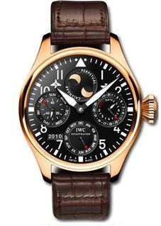 IWC - IW5026-15  Big Pilot Perpetual Calendar Red Gold / Black / Salto Angel