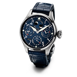 IWC - IW5026-36  Big Pilot Perpetual Calendar White Gold / Blue / Bucherer