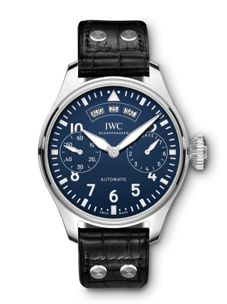 IWC - IW5027-08  Big Pilot’s Watch Annual Calendar "150 Years" Stainless Steel / Blue