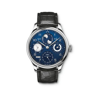 IWC - IW5032-03  Portugieser Perpetual Calendar 5032 White Gold / Blue