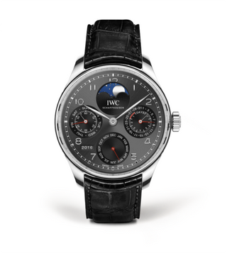 IWC - IW5033-05  Portugieser Perpetual Calendar Single Moon Platinum / Dubail