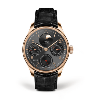 IWC - IW5033-08  Portugieser Perpetual Calendar Single Moon Red Gold / Dubail