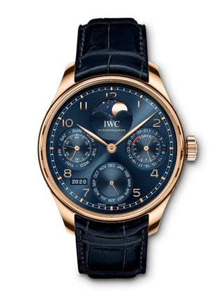 IWC - IW5033-12  Portugieser Perpetual Calendar Single Moon Armor Gold / Blue / Boutique Edition