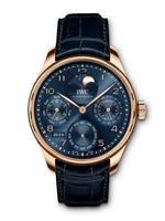 IWC Portugieser Constant-Force Tourbillon Double Moon Platinum / Blue (IW5033-12)