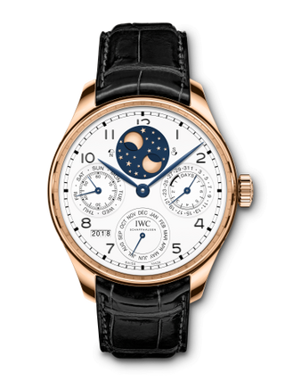 IWC - IW5034-05  Portugieser Perpetual Calendar Double Moon “150 Years” Red Gold / White