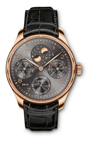 IWC - IW5034-04  Portugieser Perpetual Calendar Double Moon Red Gold / Ardoise