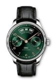 IWC - IW5035-10  Portugieser Annual Calendar Stainless Steel / Green / Middle East