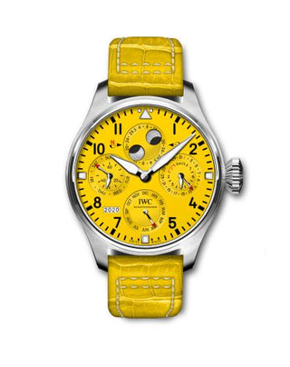 IWC - IW5036-02  Big Pilot's Watch Perpetual Calendar Platinum / Yellow