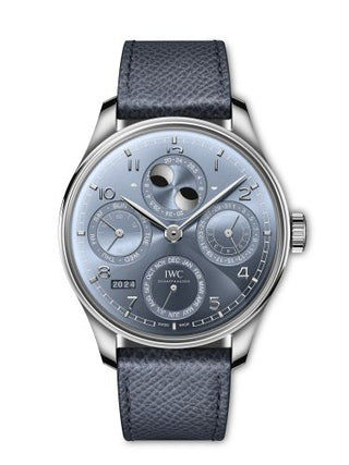 IWC - IW5037-03  Portugieser Perpetual Calendar 44 White Gold / Ice Blue