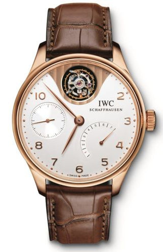 IWC - IW5042-02  Portugieser Tourbillon Mystere Rose Gold / Silver