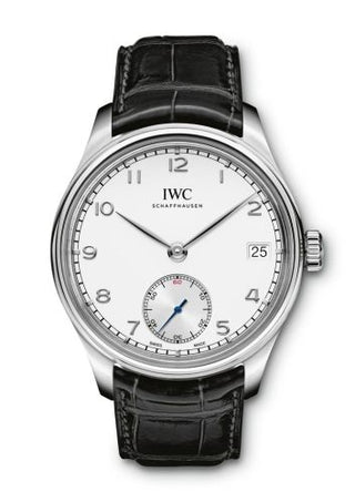 IWC - IW5102-03  Portuguese Hand-Wound Eight Days Stainless Steel / Silver