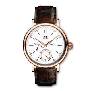 IWC - IW5161-03  Portofino Hand-Wound Big Date Red Gold / Bucherer