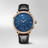 IWC - IW5164-07  Portofino Hand-Wound Eight Days Moonphase 150 Years Red Gold / Blue