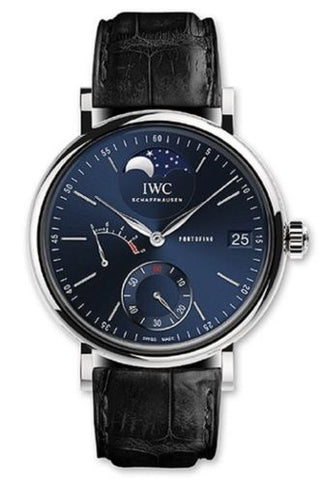 IWC - IW5164-08  Portofino Hand-Wound Eight Days Moonphase Platinum / Laureus Charity Night Milano 2018