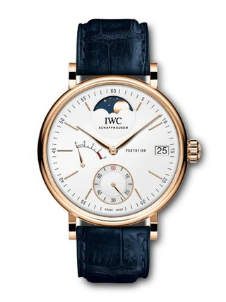 IWC - IW5164-09  Portofino Hand-Wound Eight Days Moonphase Red Gold / Silver